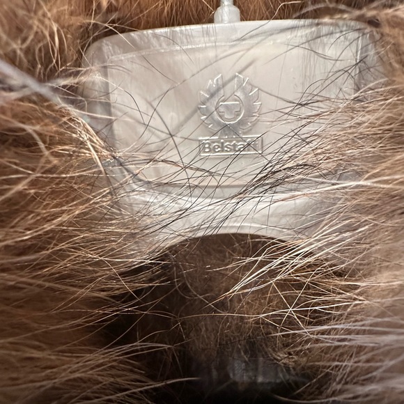 Belstaff Bomber-Style Jacket with Real Fur Trim - Picture 11 of 13